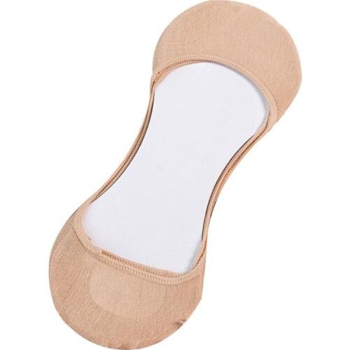 Womens Socks Invisible Anti Slip Cotton Short Boat Socks Korean Style 2 Solid Color Summer Thin Socks Gifts