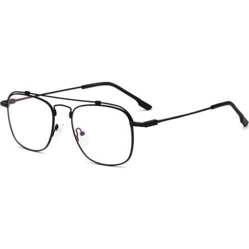 Retro Eyeglasses Frame Clear Square Optical Spectacles Frame For Men And Women Brand Designer Transparent Eyewear 1887OLO