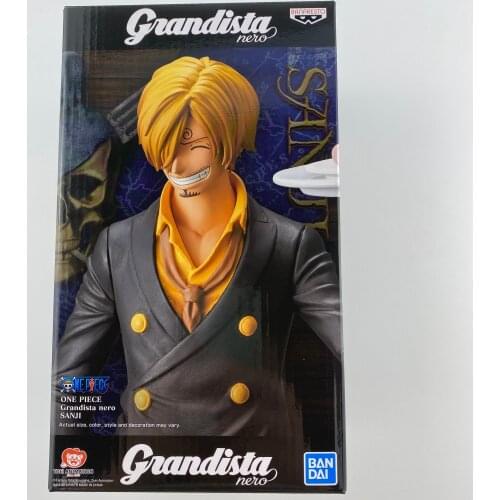 BANDAI Banpresto Original one piece sanji Figure Grandista Nero Anime Model Doll Toys Gifts