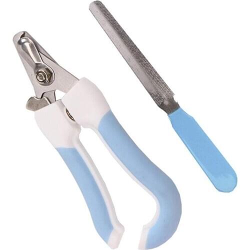 Professional Stainless Steel Pet Grooming Nail Clippers Nail Files Set Cat Dog Nail Scissors Cut Pet Products 201
