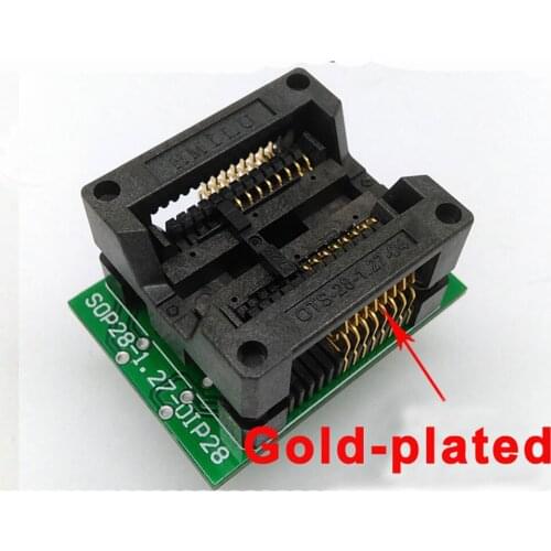 SOP16 300mil burning chip wide body IC OTS28-1.27-04 programming adapter Socket programmer