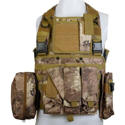 CQC RRV Airsoft Tactical Molle Vest Combat Assault Chest Rig Military Paintball Hunting Police Body Armor Vest Highlander