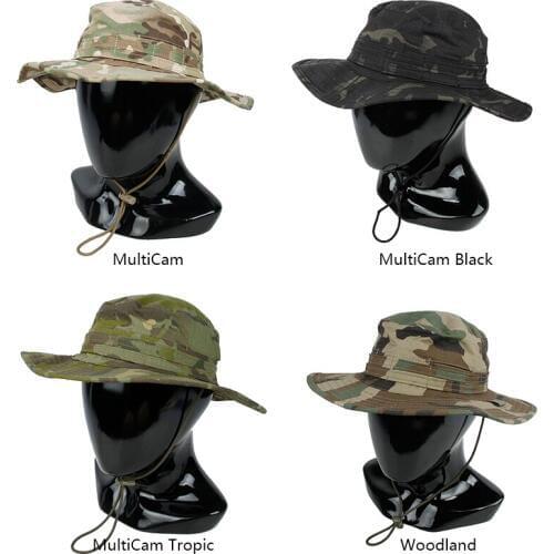 TMC Boonie Hat Hunting Wargame Army Adjustable Hat Anti-scrape Airsoft Outdoor Combat Gear Camo Hat TMC2629