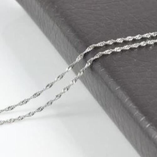 High Quality 3 mm Wide Solid Necklace Curb Chain Link Men Choker Stainless Steel Male Female Accessories Fashion