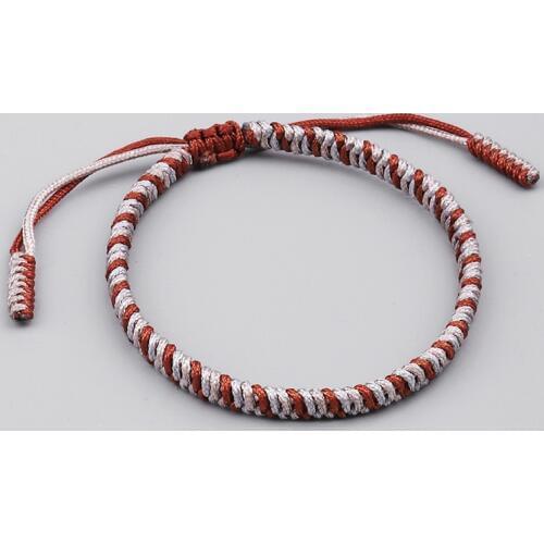 Mix Colors Lucky Rope Bracelet Women Tibetan Buddhist Handmade Knots Bracelet Men Amulet Adjustable Size