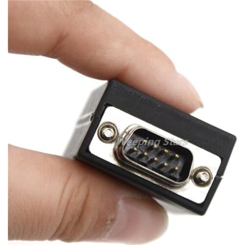1 x DB9 Male D-Sub 9 Pin Plug Breakout Terminals Solderless Nut Type Connector