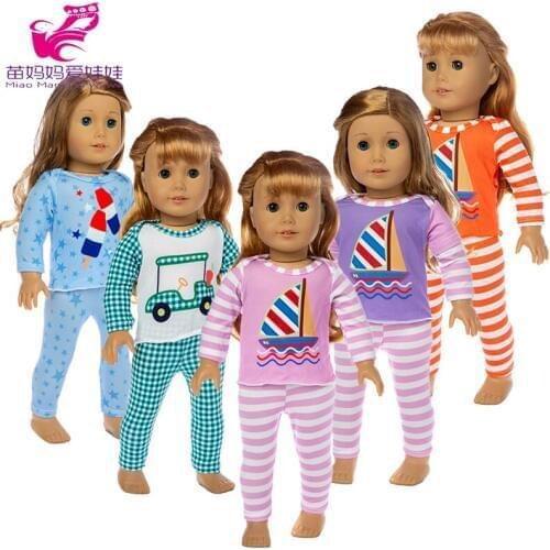 17 Inch Baby Dolls Clothes Pants Set 18 Inch American Doll Clothes Trousers for Halloween