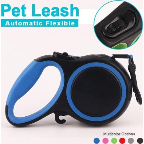 3M Durable Dog Leash Automatic Retractable Nylon Dog Lead Extending Puppy Walking Running Leads For Small Medium Dogs Pet Suppy