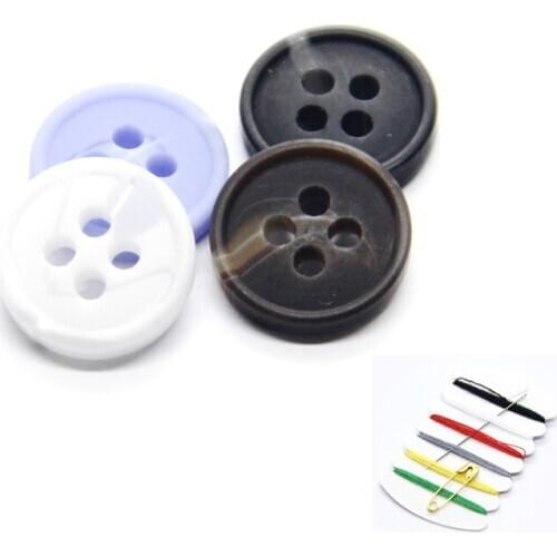 9/10/11mm Fashion Pattern Mini Shirt Buttons For Clothing Women Kids Coat Cuff Decorative 4 Holes DIY Accessories Wholesale