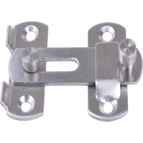 Good Hasp Latch Stainless Steel Hasp Latch Lock Sliding Door lock for Window Cabinet Fitting Room Accessorries Home Hardware