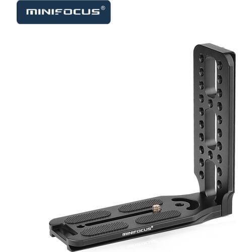 Camera L-Shaped Bracket Quick Release Plate Universal Vertical Horizontal Arca Swiss for DJI Osmo Ronin S Zhiyun Crane 2 Tripod