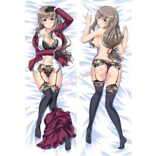 Natural cashmere / 2WAY / peach skin cashmere, sexy pillow case / throw pillow case - galgame 5