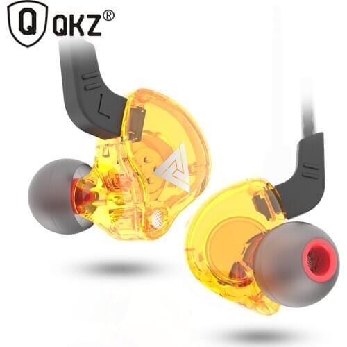 QKZ AK6 ATES ATE ATR HD9 Copper Driver HiFi Sport Headphones In Ear Earphone For Running With Microphone Headset music Earbuds