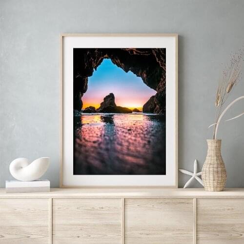 Canvas Poster Beach Wall Art Painting Posters and Prints Nordic Wall Pictures for Home Decor No Frame