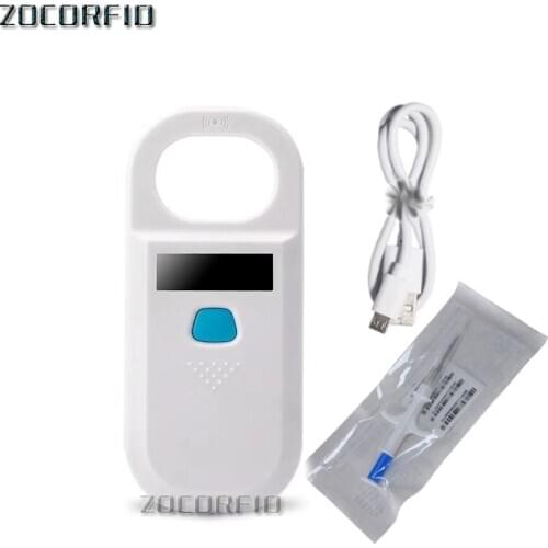 Pet scanner ISO11784/5 FDX-B Animal pet id reader chip transponder USB RFID handheld microchip scanner for dog,cats,horse