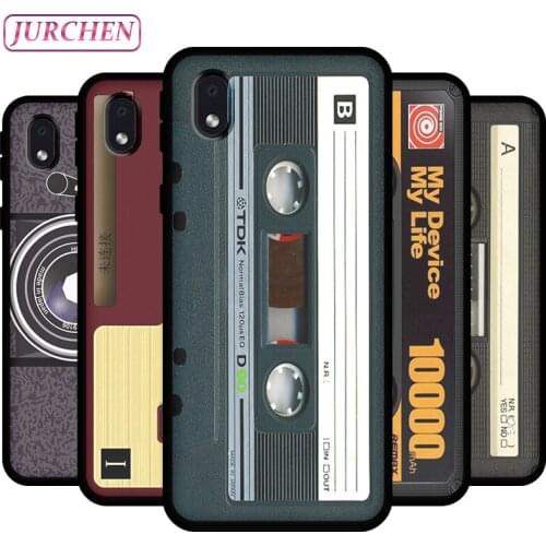 JURCHEN Silicone Phone Case For Samsung Galaxy A01 M01 Core Cute Cartoon Pattern For Samsung A01 M01 Core TPU Matte Back Cover