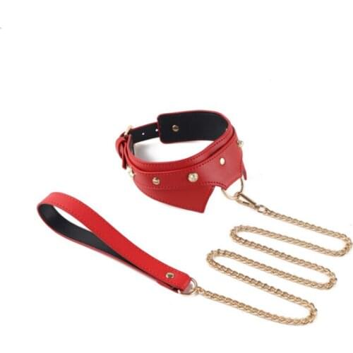 High Quality Level A PU Leather Bondage SM Neck Slave Collar Sex Toy For Couples Adults Game