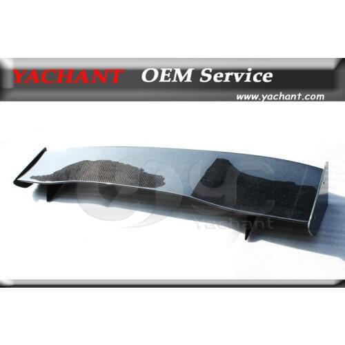Carbon Fiber CF Rear Spoiler Fit For 1995-1998 Skyline R33 GTR Bee-R Style GT Spoiler Wing only fit GTR Rear Spoiler Base