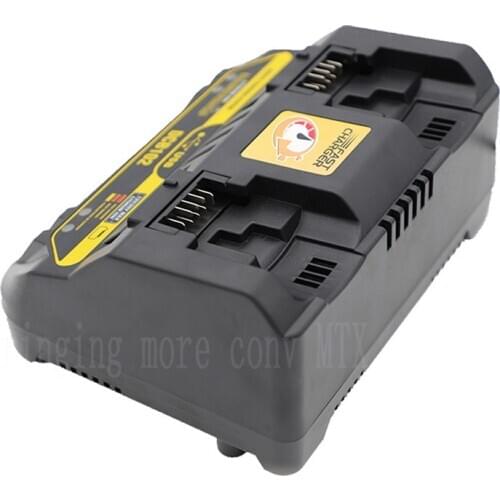 High Quality Tool Accessory Dcb102 Double Li-Ion Battery Charger For Dewalt 12V 14.4V 18V Dcb205 Dcb200 Dcb140 fast charging