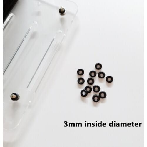 Hard disk fan shock-absorbing ring O-ring rubber ring shock-proof seal oil-resistant black 3mm