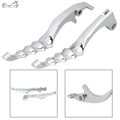 1 Pair Chrome Aluminum Motorcycle Brake Clutch Hand Levers For Honda CB750 VF750C VTX1300 VT 750/1100/1300 Shadow VF750C Magna