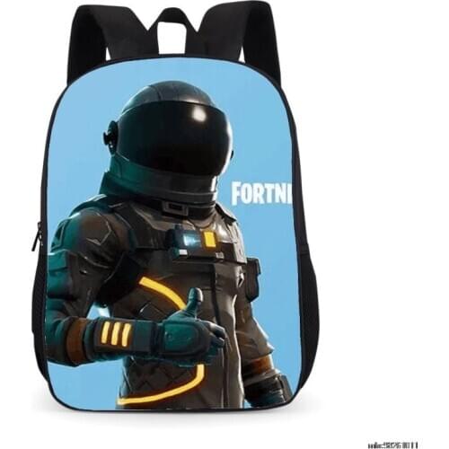 12 Inch Cool Fortnite Print Backpack for 2-4 Years Old Kids Children School Bags Small Toddler Bag Kindergarten Bags