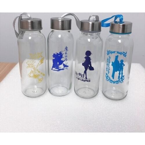 300ml Mo Dao Zu Shi Fate Go Anime Glass Cup Re:Life In A Different World From Zero Water Bottle Cup