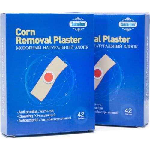 42Pcs Foot Corn Removal Plaster Cure Callus Health Medical Pad Patches Relieving Blisters Painless Warts Thorn Foot Care Tool