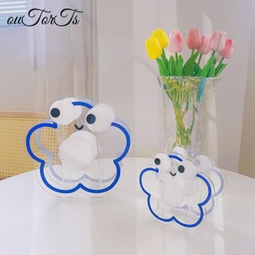 Acrylic Super Cute Pen Holder Multifunctional Desktop Organizer Storage Box School Stationery office accessories organizer desk