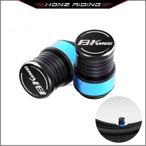 For Suzuki B-King GSX1300 BKing Motorcycle Accessories Wheel Tire Valve Caps Covers