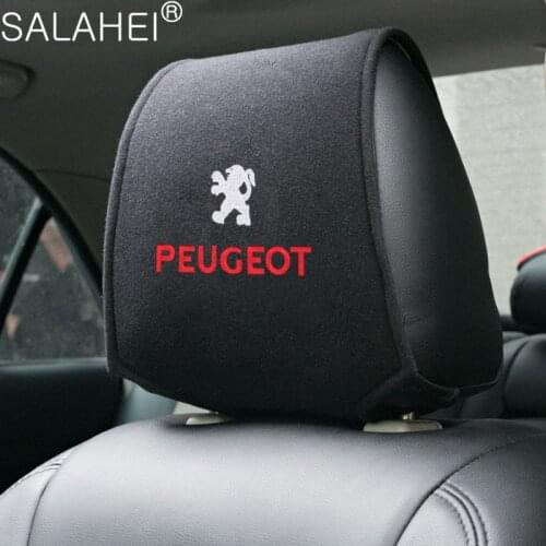 Car Rest Cushion Pillow Head Neck Seat Covers For Peugeot GT 206 207 208 301 307 308 407 507 508 408 308 406 2008 5008 3008 4008