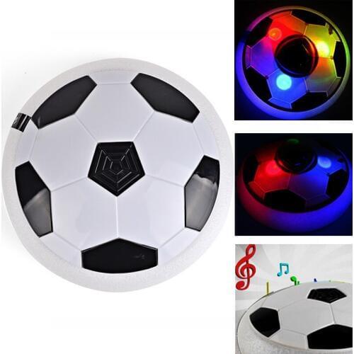 Football Colorful LED Flashing Light Air Power Soccer Night Lamp Music Ball Toy Sports Team Soccer Fans Children Birthday Gifts