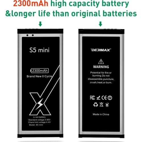 DEJIMAX Batterie For Samsung J3 J5 Fresh Battery Replacement Note3 S5 Bateria
