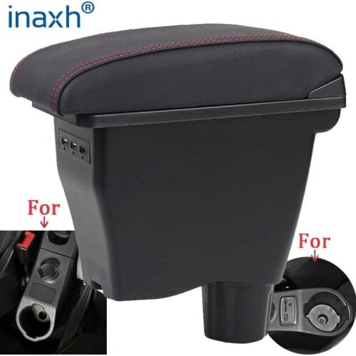 For smart fortwo Armrest For smart forfour Car Armrest box Retrofit parts Interior Storage box 3USB Simple installation