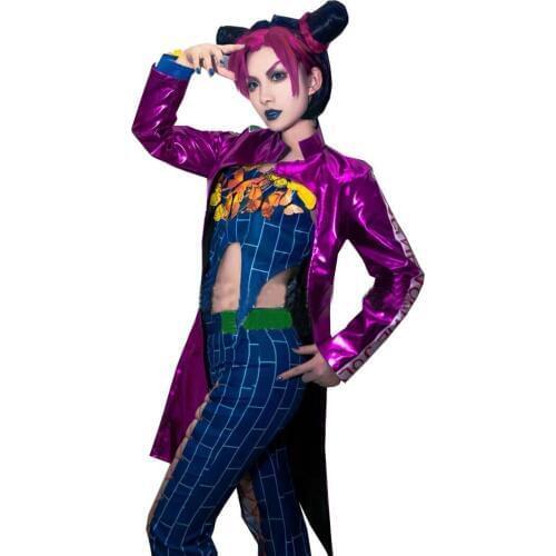 2020 JoJos Bizarre Adventure Cosplay Jolyne Cujoh Kujo Cosplay Costume