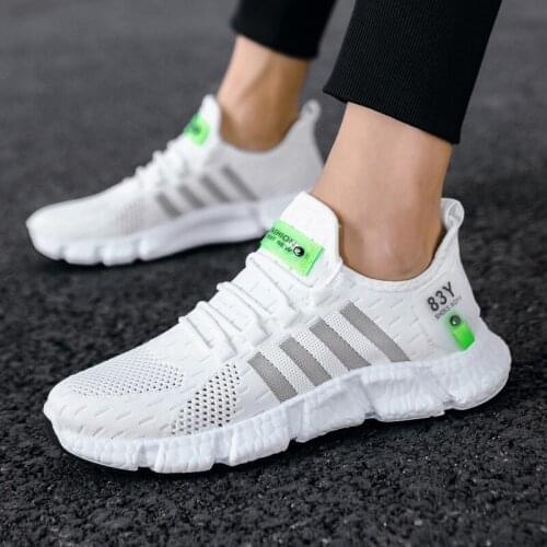 Summer Men Sneakers Tennis Sport Running Shoes Breathable Designer Male Casual Shoes Light Trainers Jogging Walking Sneakers 46