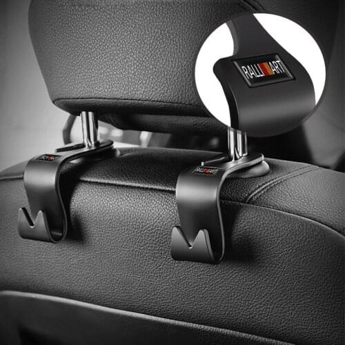 Car Seat Headrest Hook Multi-Function for Seat Back Hanger Bag Hook Hidden for Mitsubishi RALLI ART Lancer Asx Outlander Pajero
