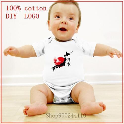 Best Deal Newborn Bodysuits baby Japan logo Cotton Newborn Baby Girl Clothes Bodysuit Baby Clothes Ropa bebe Baby Boy Clothes