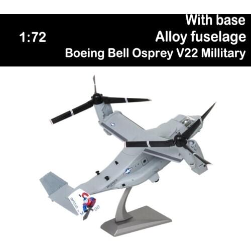 24.5CM 1/72 Scale Boeing Bell Osprey V22 Millitary Helicopter Aircraft Airplane Model Aviation Toy Gifts Display Show Collection