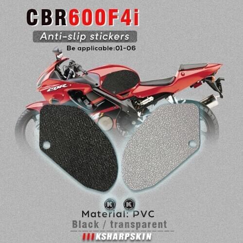 Motorcycle fuel tank pad tank grip protection sticker knee grip side applique for HONDA 01-06 CBR600F4i 02-13 VFR800
