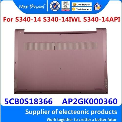 NEW original Base Cover Lower Case Bottom Case Chassis Pink For Lenovo Ideapad S340-15 S340-15IWL -15API 5CB0S18366 AP2GK000360