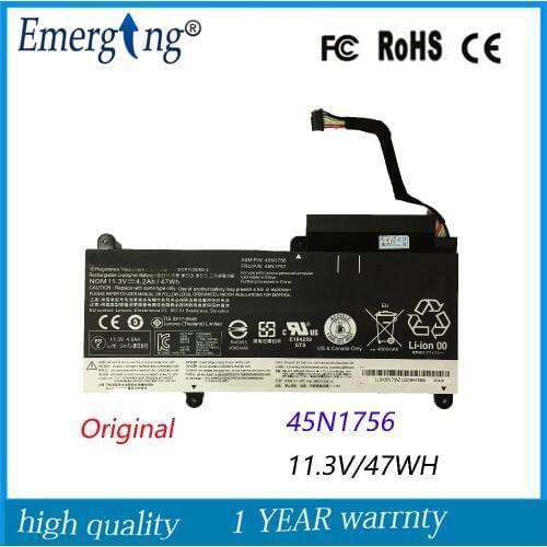 11.3V 47WH New Original Laptop Battery for Lenovo 45N1754 45N1755 45N1756 45N1757 E450 E455 E450C series
