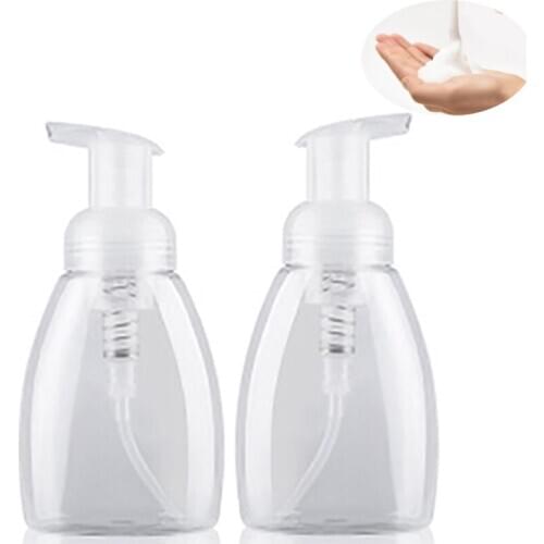 Clear Liquid Soap Foaming Bottle Mousses Facial Cleaner Foaming Dispensers Travel Portable Cosmetic Foaming Bottle 250ml/300ml