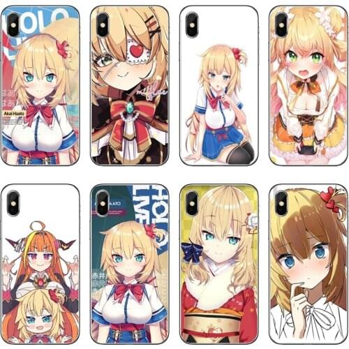 Akai Haato Hololive Silicone Phone Case For Huawei Honor 20 10i 9X 10 Lite 8S 8C 8X 7C 7X 7A Mate 40 30 20 lite Pro