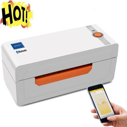 High Speed Thermal Sticker Barcode 4x6 Shipping Label Printer With Bluetooth Or USB for Mac OS Android Windows