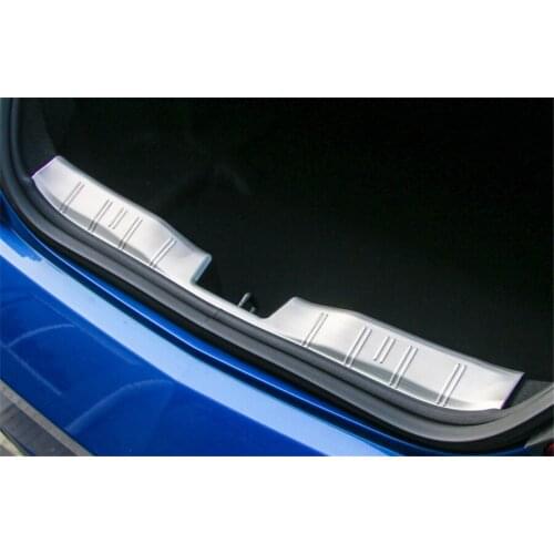 Yimaautotrims Accessories Fit For Chevrolet Camaro 2016 - 2019 Rear Bumper Protect Door Sill Plate Stainless Steel Cover Trim