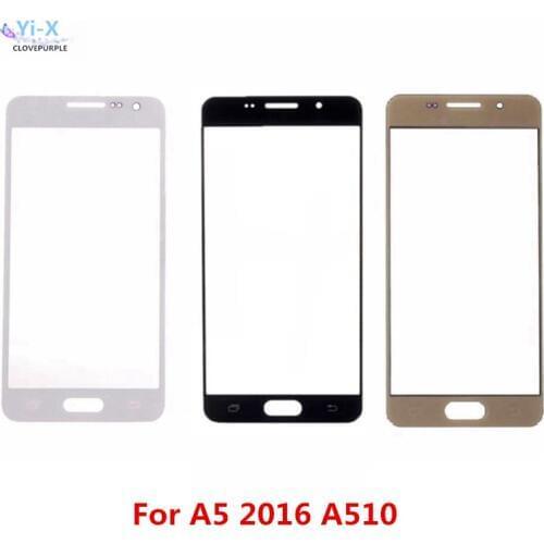 10pcs/lot Touch screen For Samsung Galaxy A5 2016 A510 A510F Front Outer Glass Top Lens Touch Screen Panel
