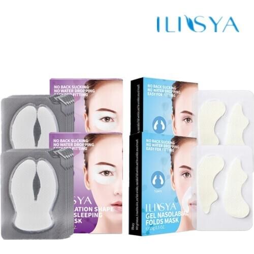 2 Boxes Nasolabial Folds Patch, 2 Boxes C Cycle Anti Wrinkle Eye Patches, Wrinkle Removal Stickers Anti-Aging Mask
