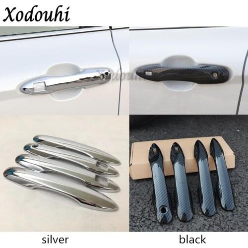 For Toyota Camry XV70 2018 2019 2020 2021 Car Styling Cover Detector Stick Frame Lamp Trim ABS Chrome Molding Door Handle 4pcs