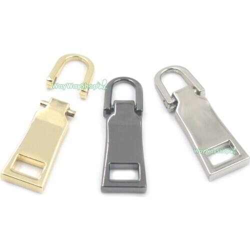 5 PCS Zipper Fixer Repair #5 Slider Pull Tab Instant Kit Pant Replacement Molded Slider Fix